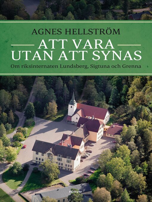 Titeldetaljer för Att vara utan att synas av Agnes Hellström - Väntelista